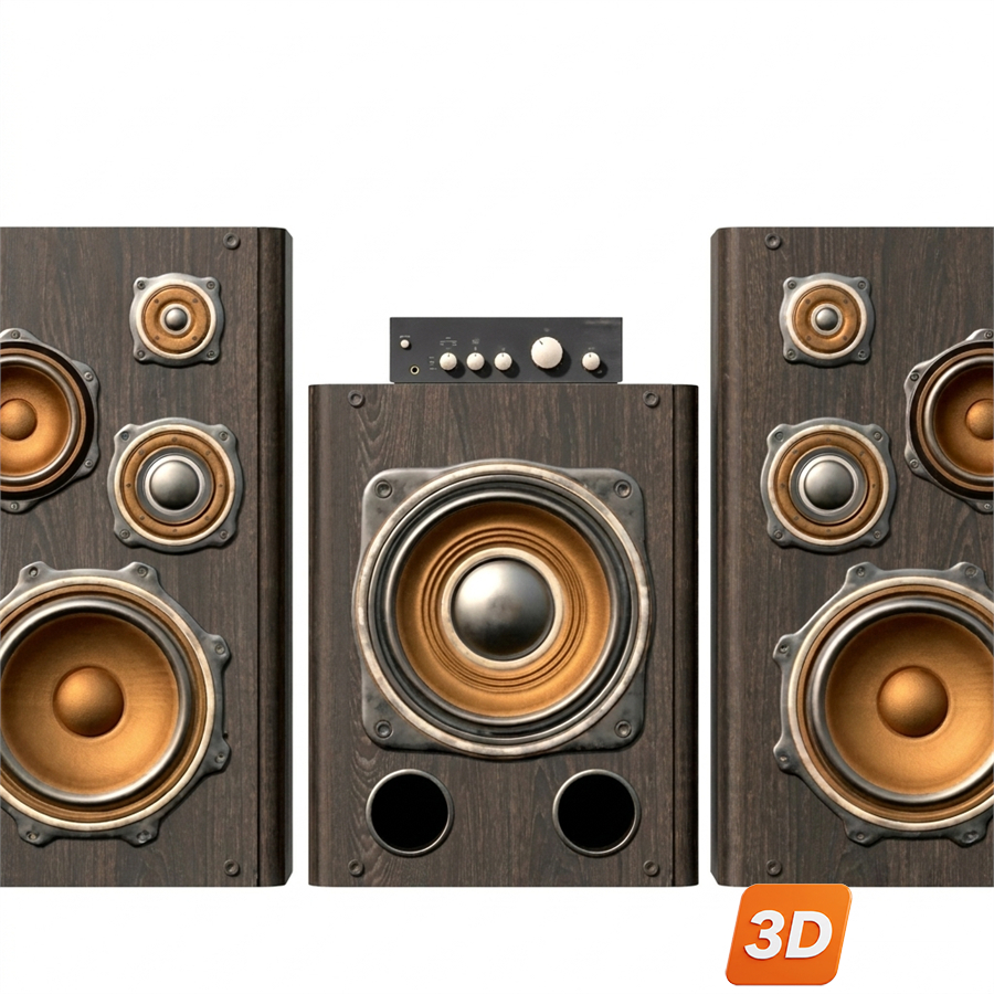 Audio tech 3D Models